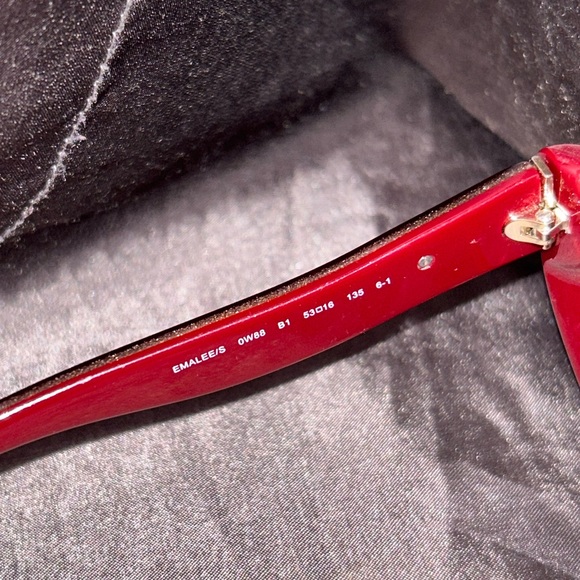 Red Kate Spade Cateye Sunglasses - Picture 6 of 6